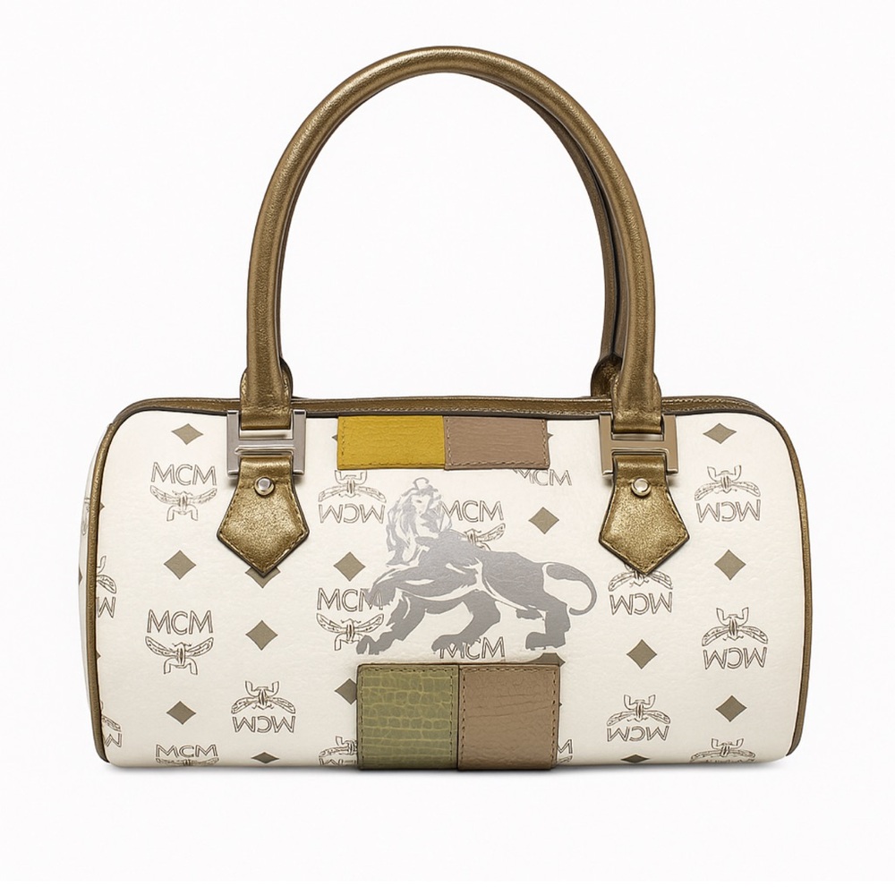 ❌ SOLD MCM RARE Princess Lion Papillon Barrel Bag